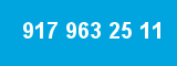 917 963 25 11 917 963 25 11